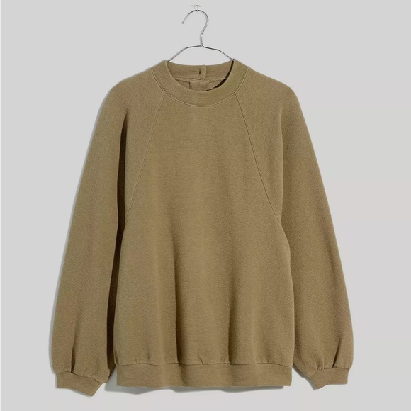 Madewell button back mock neck top - Picture 5 of 9